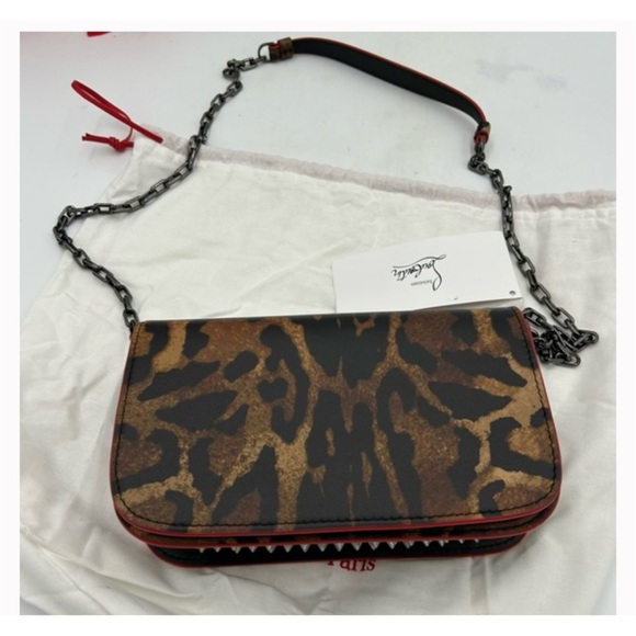 Christian Louboutin, Paloma Bengali, leather clutch/shoulder bag - Picture 2 of 9